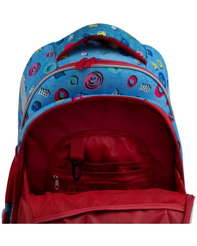 Ghiozdan scolar Ergonomic Astra Head, 2 compartimente, 39x29x27 cm [4]