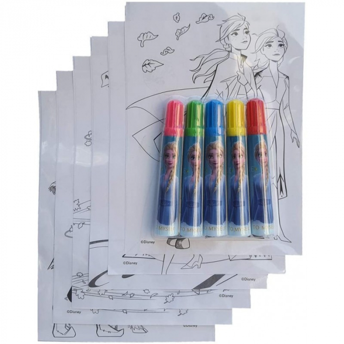 Ghiozdan transparent Frozen + accesorii, 32 cm [4]