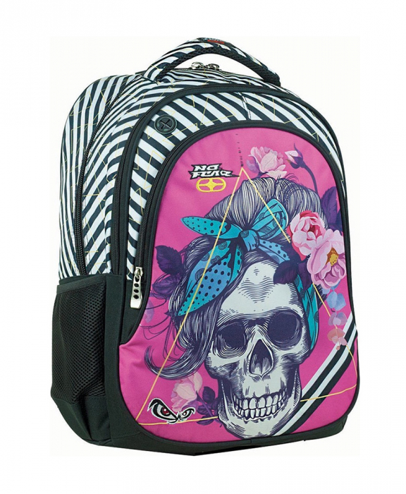 Ghiozdan fete No Fear Skully 48x30x28 cm [1]