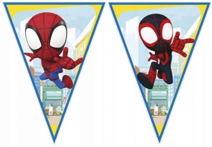 Ghirlanda cu 9 steaguri Spidey & His Amazing Friends, 230 cm [2]
