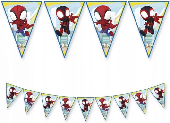 Ghirlanda cu 9 steaguri Spidey & His Amazing Friends, 230 cm [3]