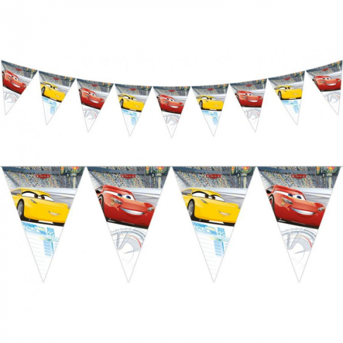 Ghirlanda cu 9 steaguri Cars Disney, 230 cm [1]