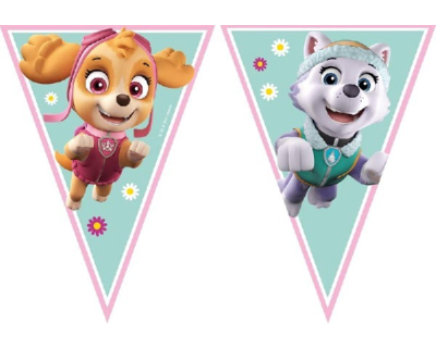Ghirlanda cu 9 steaguri Paw Patrol Skye And Everest, 230 cm [2]