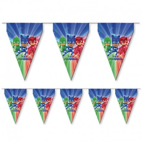 Ghirlanda cu 9 steaguri PJ Masks, 230 cm [1]