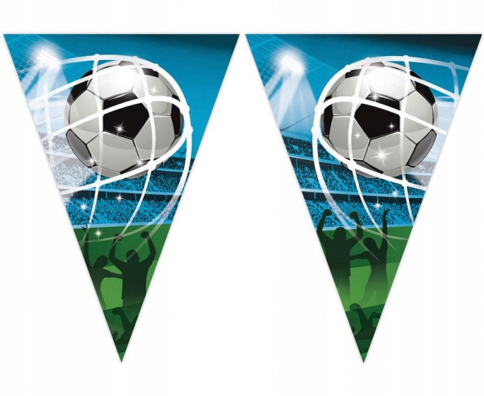 Ghirlanda cu 9 steaguri model Fotbal, 230 cm [2]
