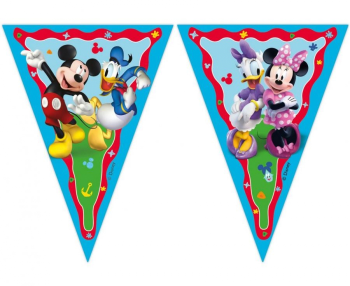 Ghirlanda cu 9 steaguri Mickey Rock the House, 230 cm [1]