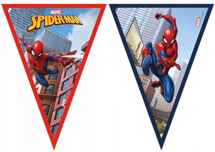 Ghirlanda cu 9 steaguri Spider-Man Crime Fighter, 230 cm [2]