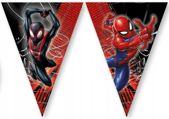 Ghirlanda cu 9 steaguri Spider-Man World Of Webs, 230 cm [2]