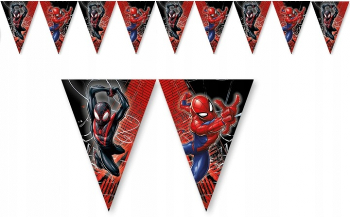 Ghirlanda cu 9 steaguri Spider-Man World Of Webs, 230 cm [1]