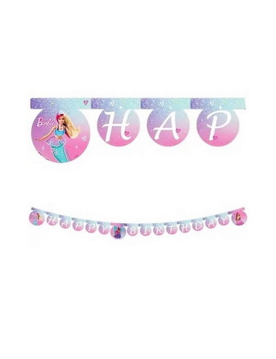 Ghirlanda decor Barbie, Happy Birthday Sign FS, 200 cm [2]