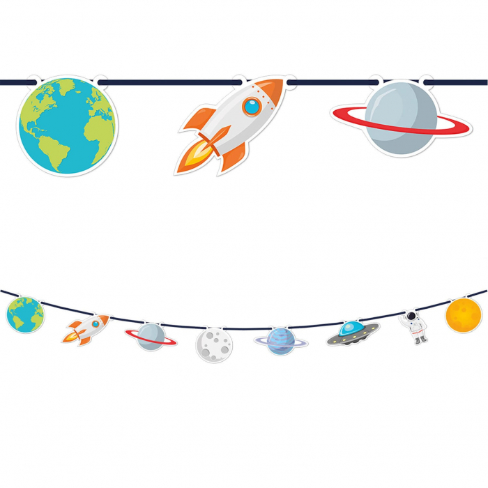 Ghirlanda decor Planete Rocket Space 2.3 metri [1]