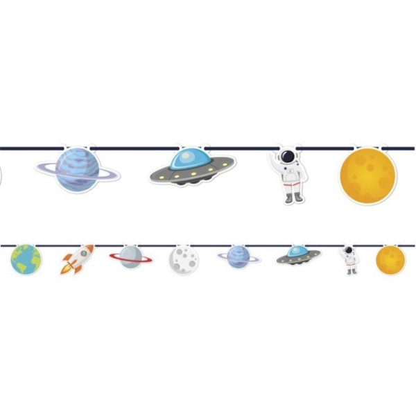 Ghirlanda decor Planete Rocket Space 2.3 metri [2]