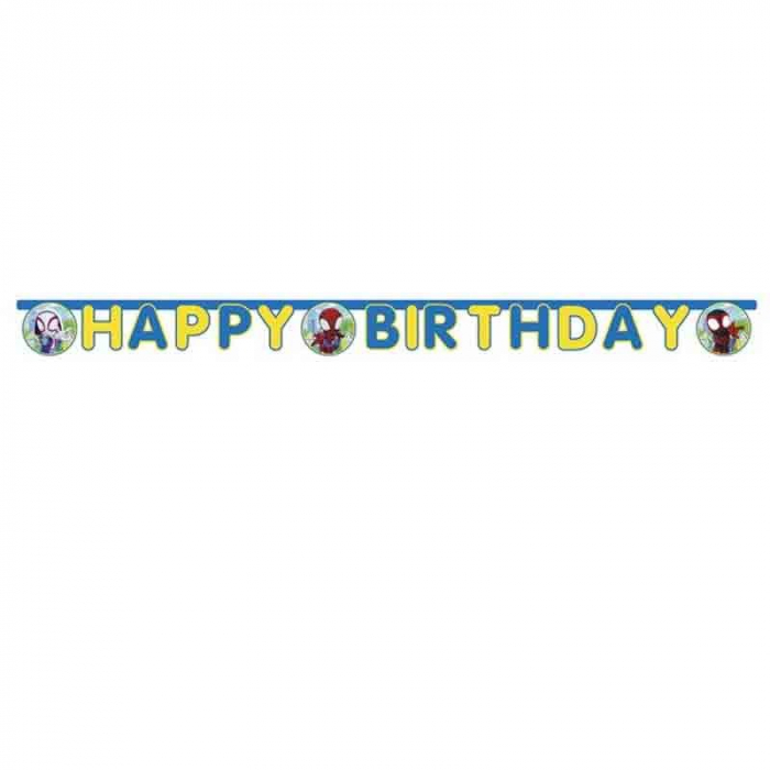 Ghirlanda decor Spidey & His Amazing Friends, Happy Birthday Sign FS, 200 cm [2]