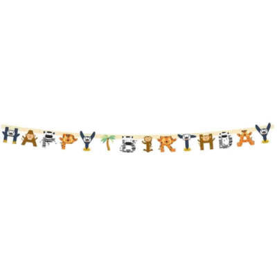 Ghirlanda decor Zoo, Happy Birthday Sign FS, 200 cm [2]