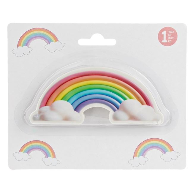 Guma de sters Fancy cu Model Curcubeu, 11x1x5cm [2]