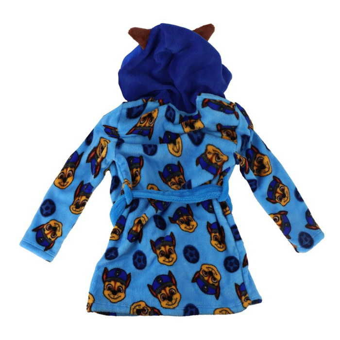 Halat baie coral fleece cu gluga si urechi, Paw Patrol Chase [2]