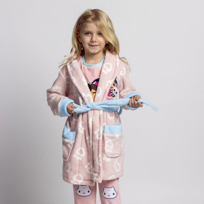 Halat baie coral fleece Gabby's Dollhouse [2]