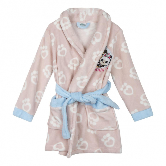 Halat baie coral fleece Gabby's Dollhouse [1]
