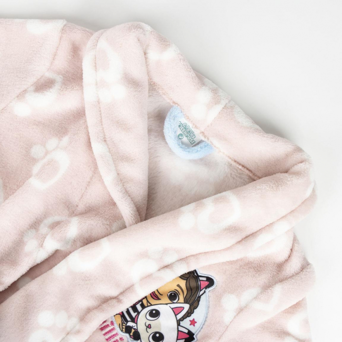 Halat baie coral fleece Gabby's Dollhouse [5]