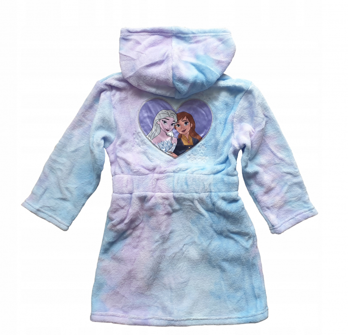 Halat baie cu gluga cocolino Frozen Sis Heart [2]