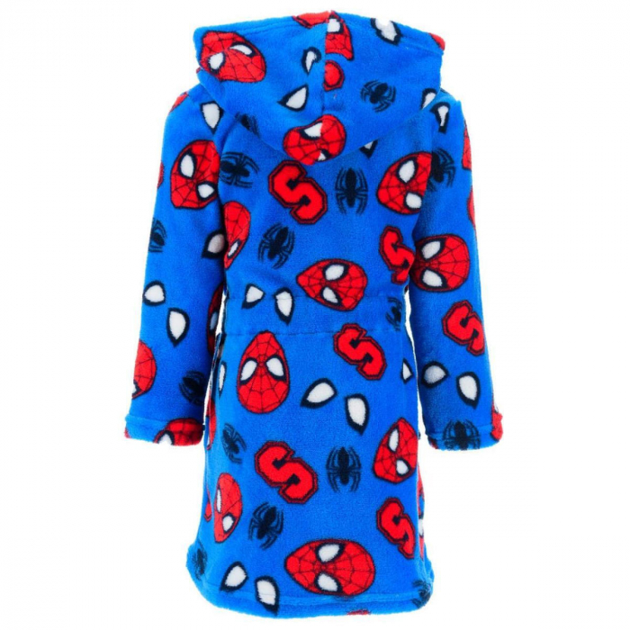 Halat baie cu gluga fleece coral Superheros Spiderman [2]