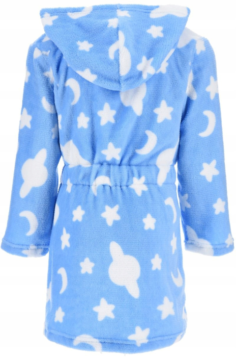 Halat baie pentru fete, cu gluga fleece coral Bluey [2]