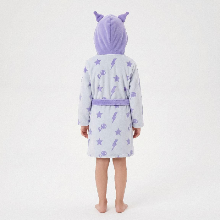Halat de baie cu glugă și aplicații Hello Kitty Kuromi [6]