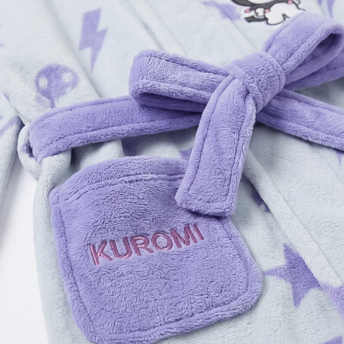 Halat de baie cu glugă și aplicații Hello Kitty Kuromi [4]