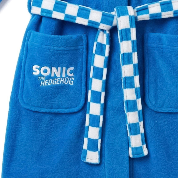Halat de baie cu glugă și aplicații Sonic [4]
