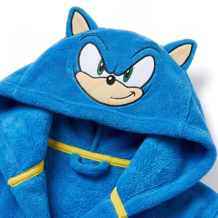 Halat de baie cu glugă și aplicații Sonic [3]