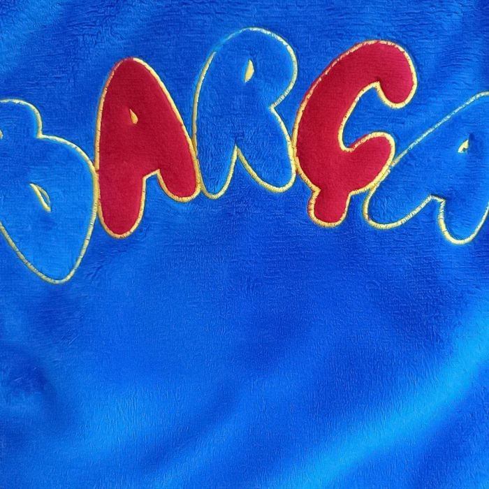 Halat de baie cu glugă și design FC Barcelona [4]