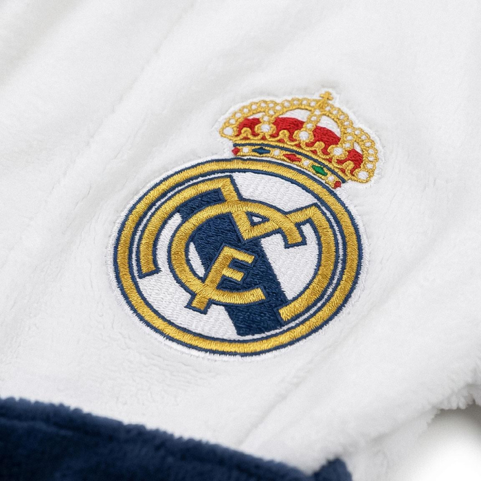 Halat de baie cu glugă și design Real Madrid [3]