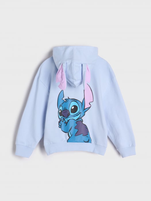Hanorac bumbac cu fermoar si gluga Lilo & Stitch [2]