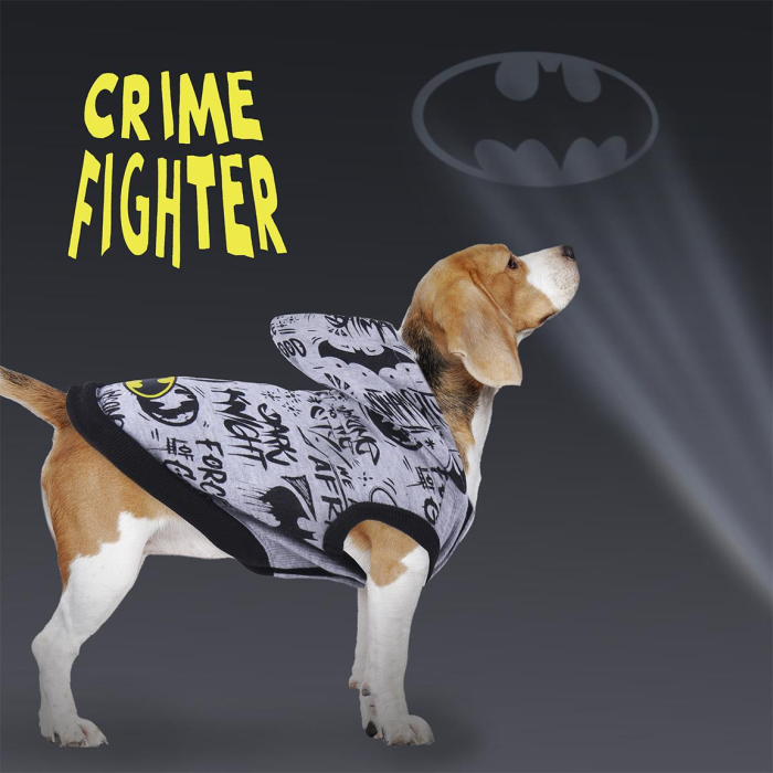 Hanorac din bumbac pentru caini, Batman, XS [8]
