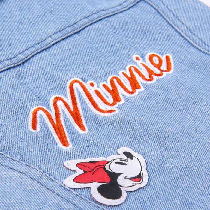 Jacheta din denim pentru caini, Minnie Mouse, S [8]
