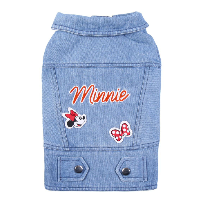 Jacheta din denim pentru caini, Minnie Mouse, S [2]