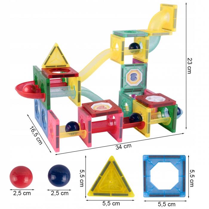 Blocuri magnetice 3D 78 piese [3]