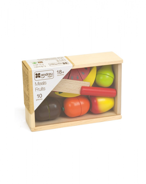 Set fructe feliate, lemn [3]