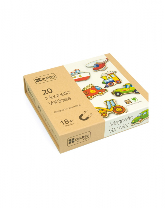 Joc magnetic cu vehicule, 20 piese [2]