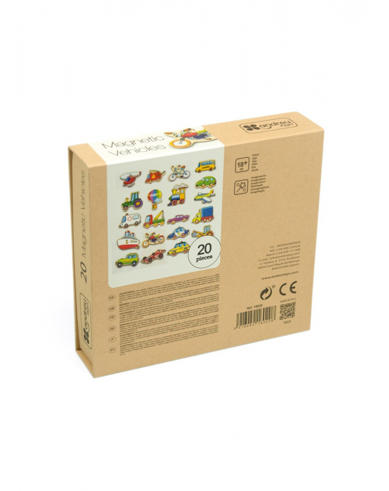Joc magnetic cu vehicule, 20 piese [3]