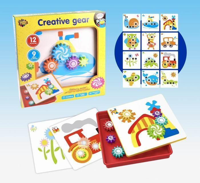 Jucarie educativa puzzle creativ Gear [9]