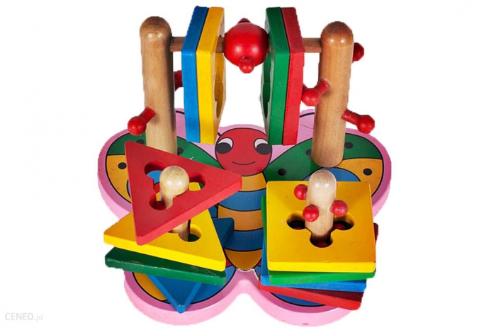Jucarie educativa puzzle sortator din lemn 15 piese [14]