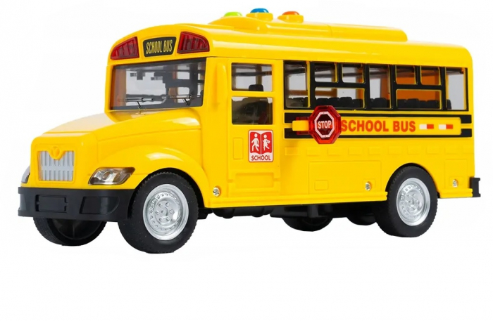 Jucarie interactiva Autobuz scolar cu lumini si sunete [2]