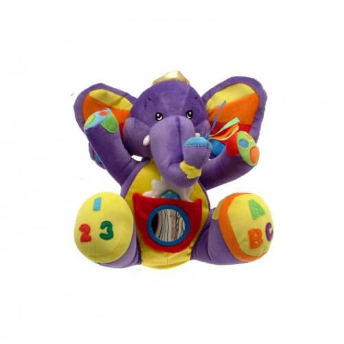 Jucarie activitati de plus Elefantul Lili, 30 cm [3]