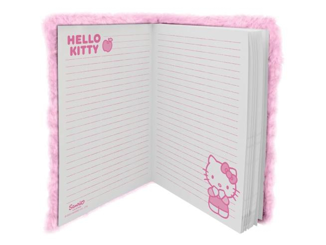 Jurnal pufos 3D Hello Kitty A5, 16x21 cm [2]