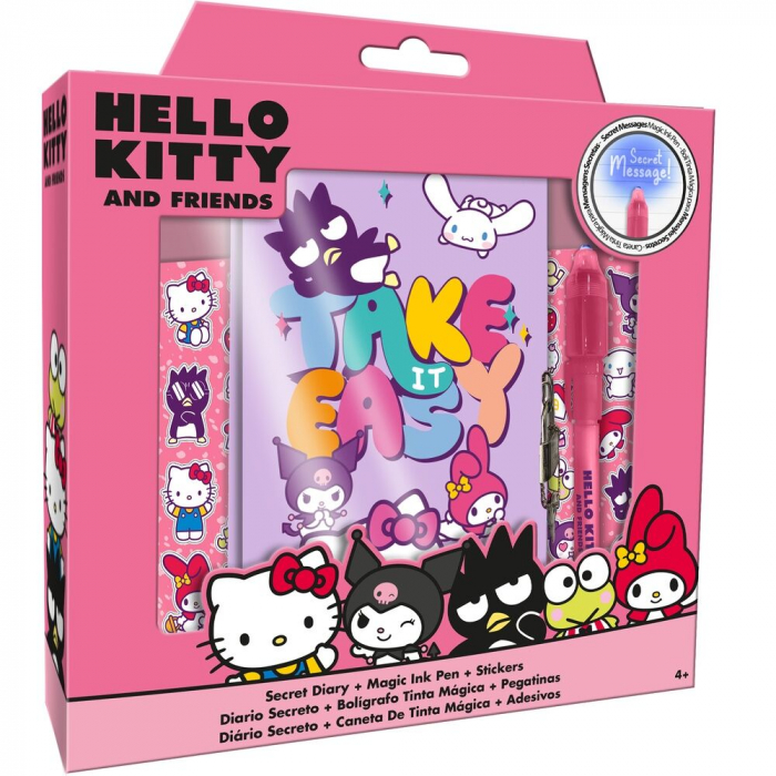 Jurnal secret Hello Kitty cu pix 23.5x22x5 cm [2]