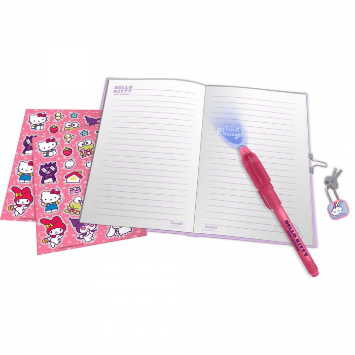 Jurnal secret Hello Kitty cu pix 23.5x22x5 cm [1]