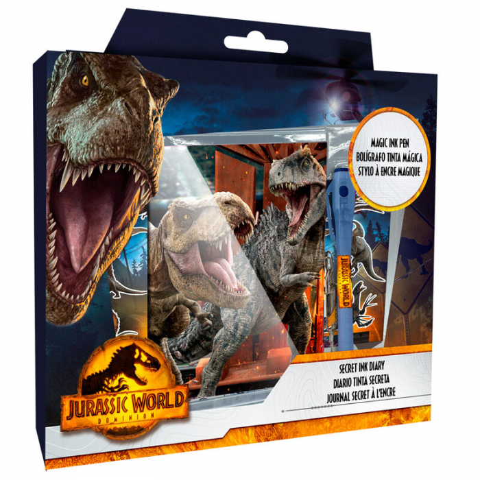 Jurnal secret Jurassic World cu pix 23.5x22x5 cm [3]