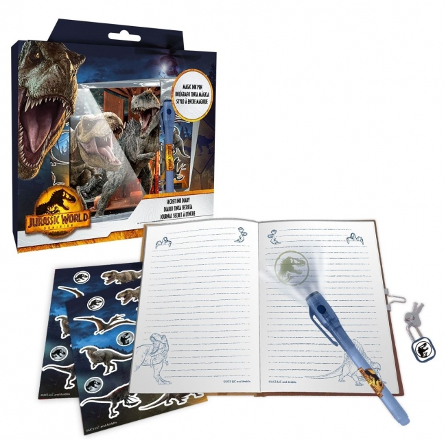 Jurnal secret Jurassic World cu pix 23.5x22x5 cm [2]