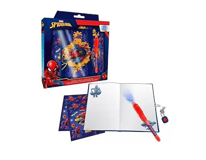 Jurnal secret Spiderman cu pix 23.5x22x5 cm [3]
